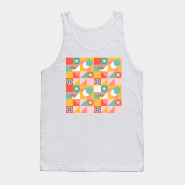 Background Retro Tank Top by Creative Has